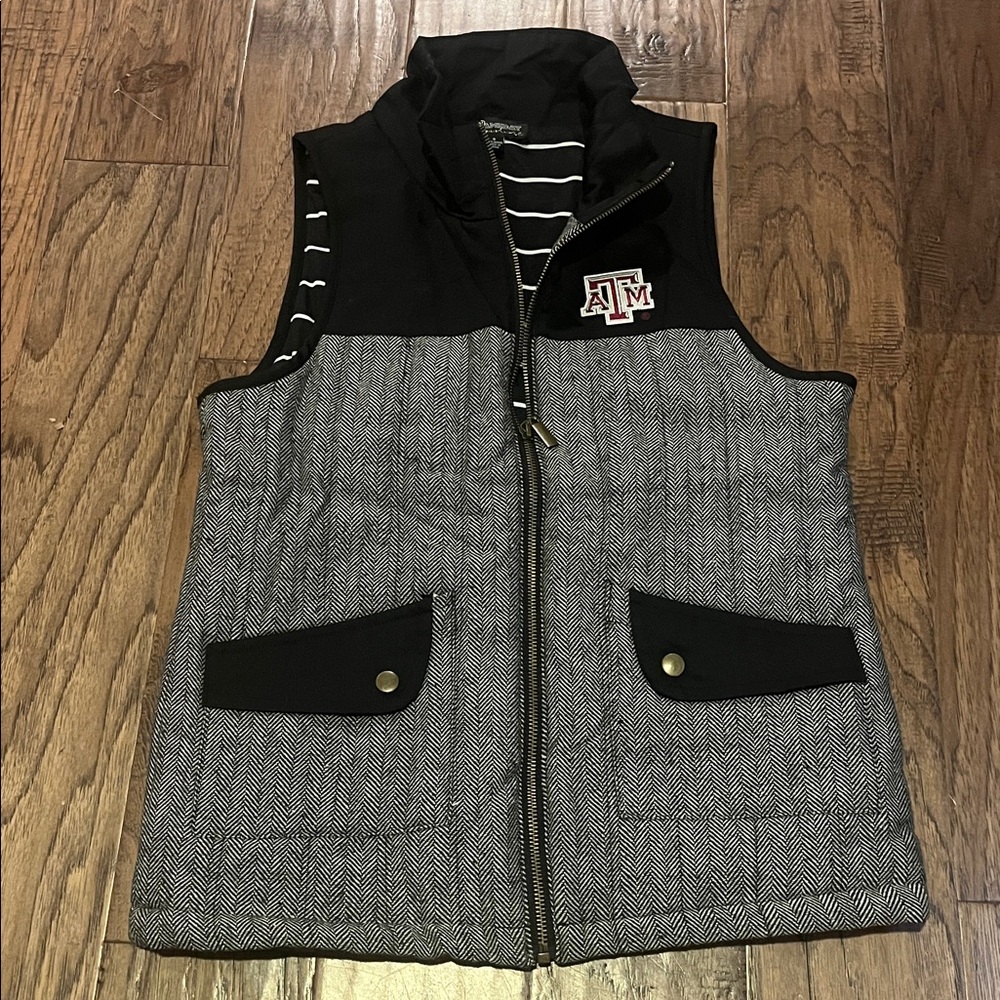 Texas A&M Game-day Couture Logo Houndstooth vest size Small